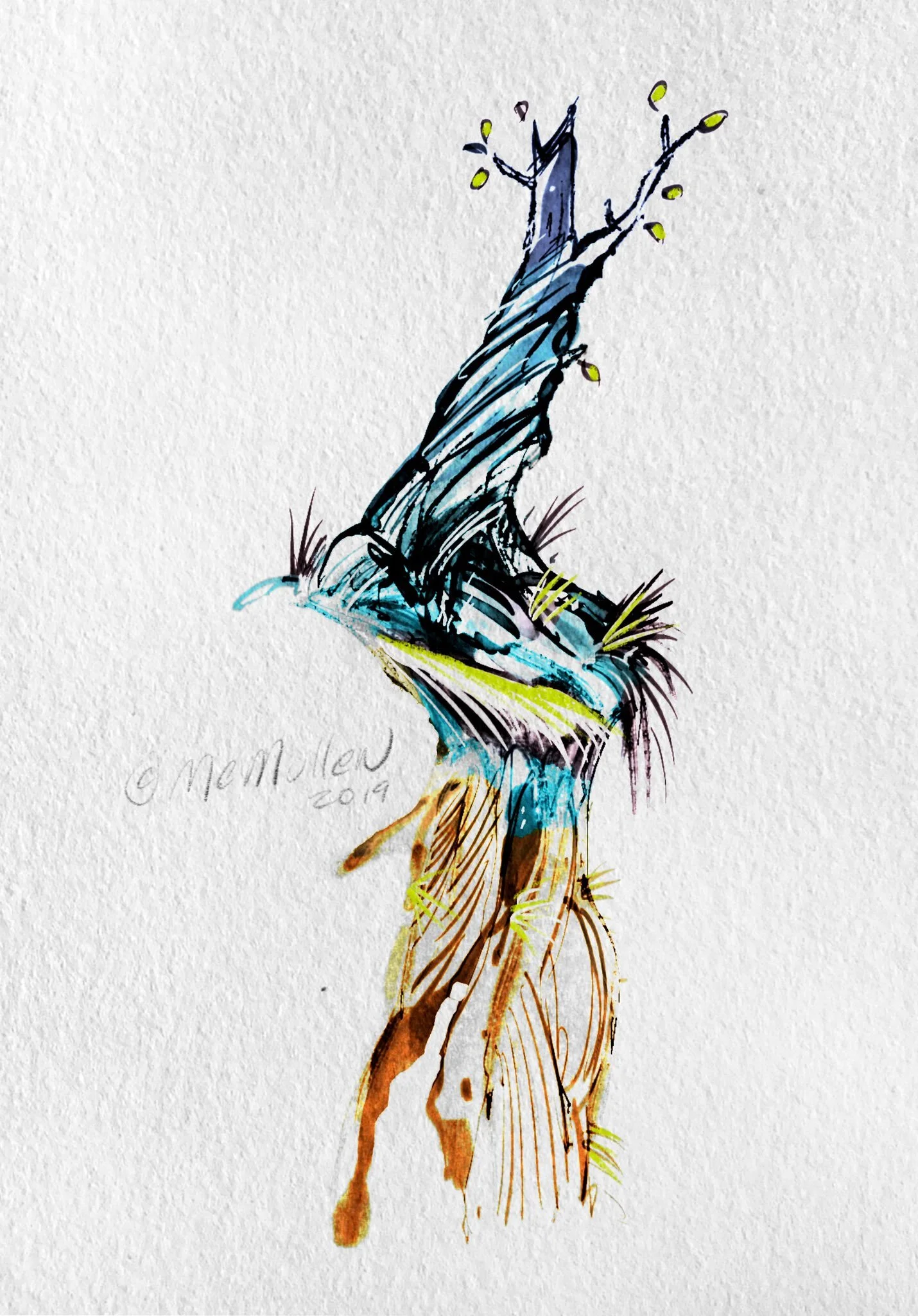 Procreate Brush Demo by John J McMullen (Designer & Artist, USA)