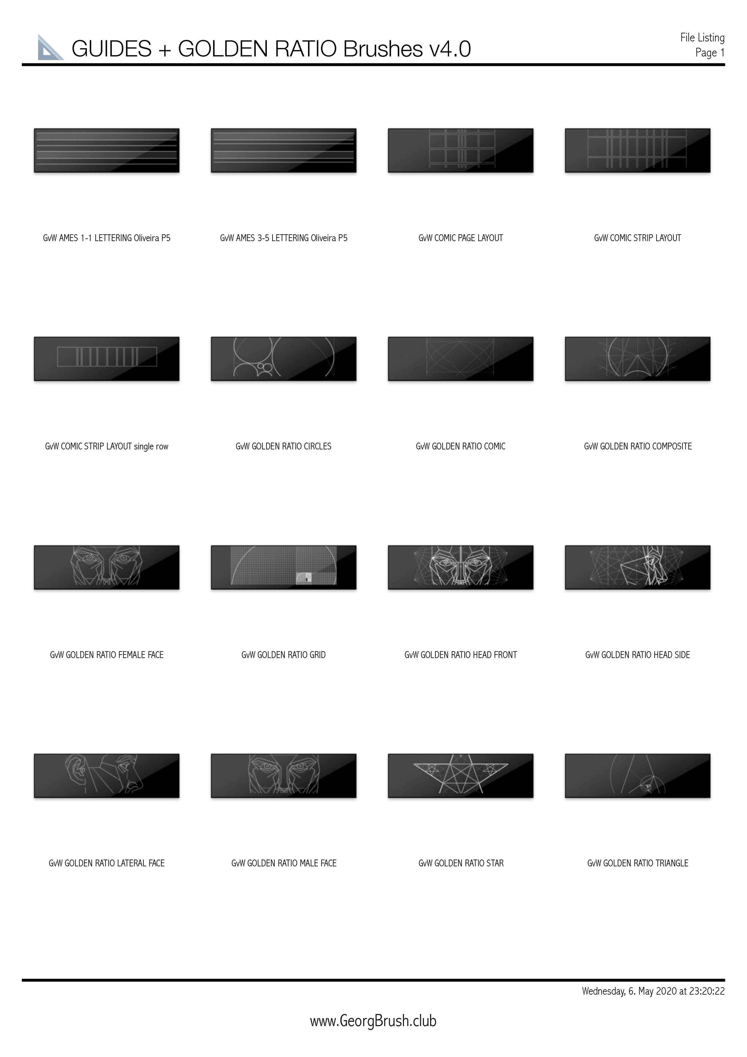 GvW Procreate GUIDES + GOLDEN RATIO Brushes Thumbnails Filelist.jpg