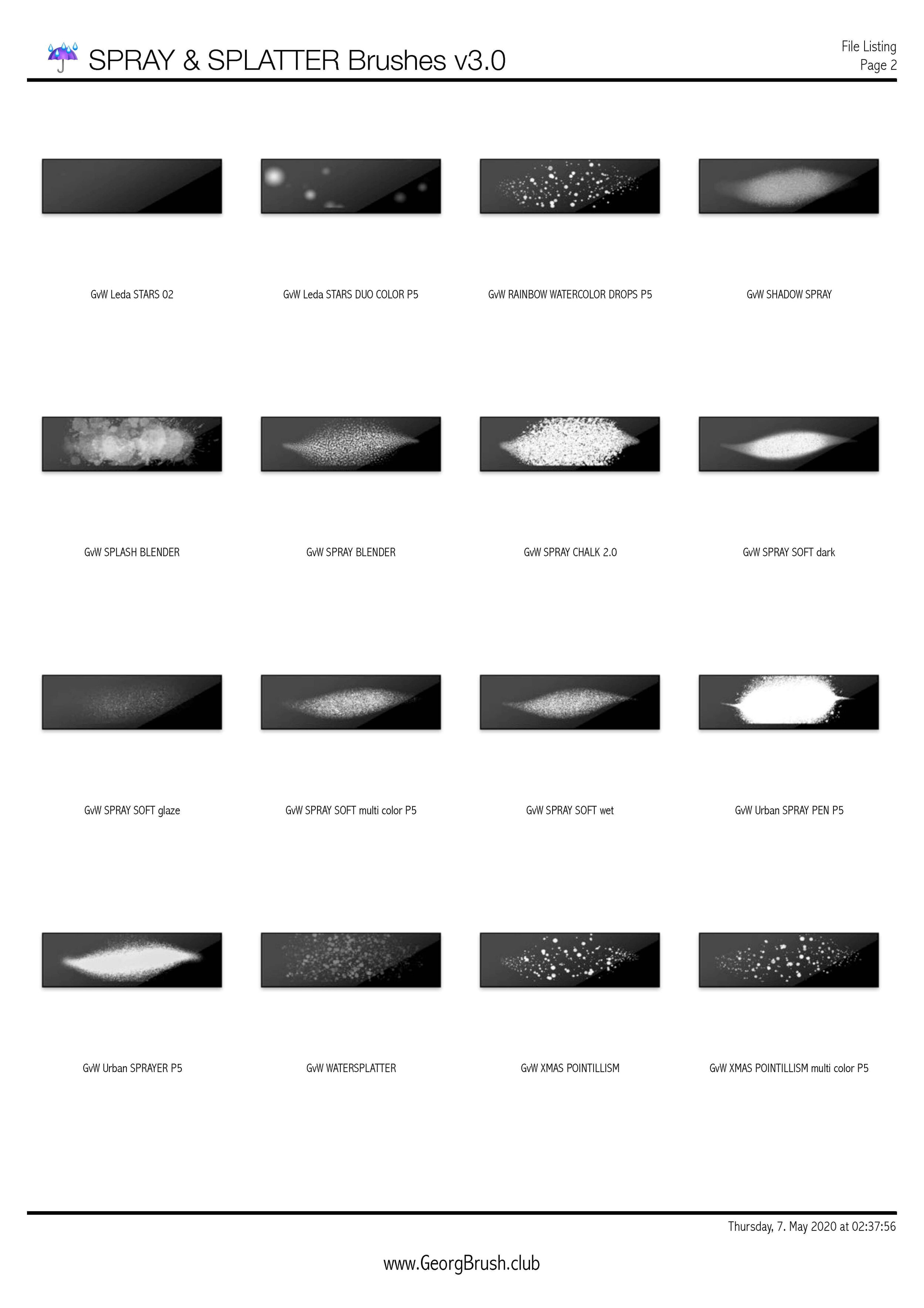 GvW Procreate SPRAY + SPLATTER Brushes Thumbnails Filelist_Seite_2.jpg
