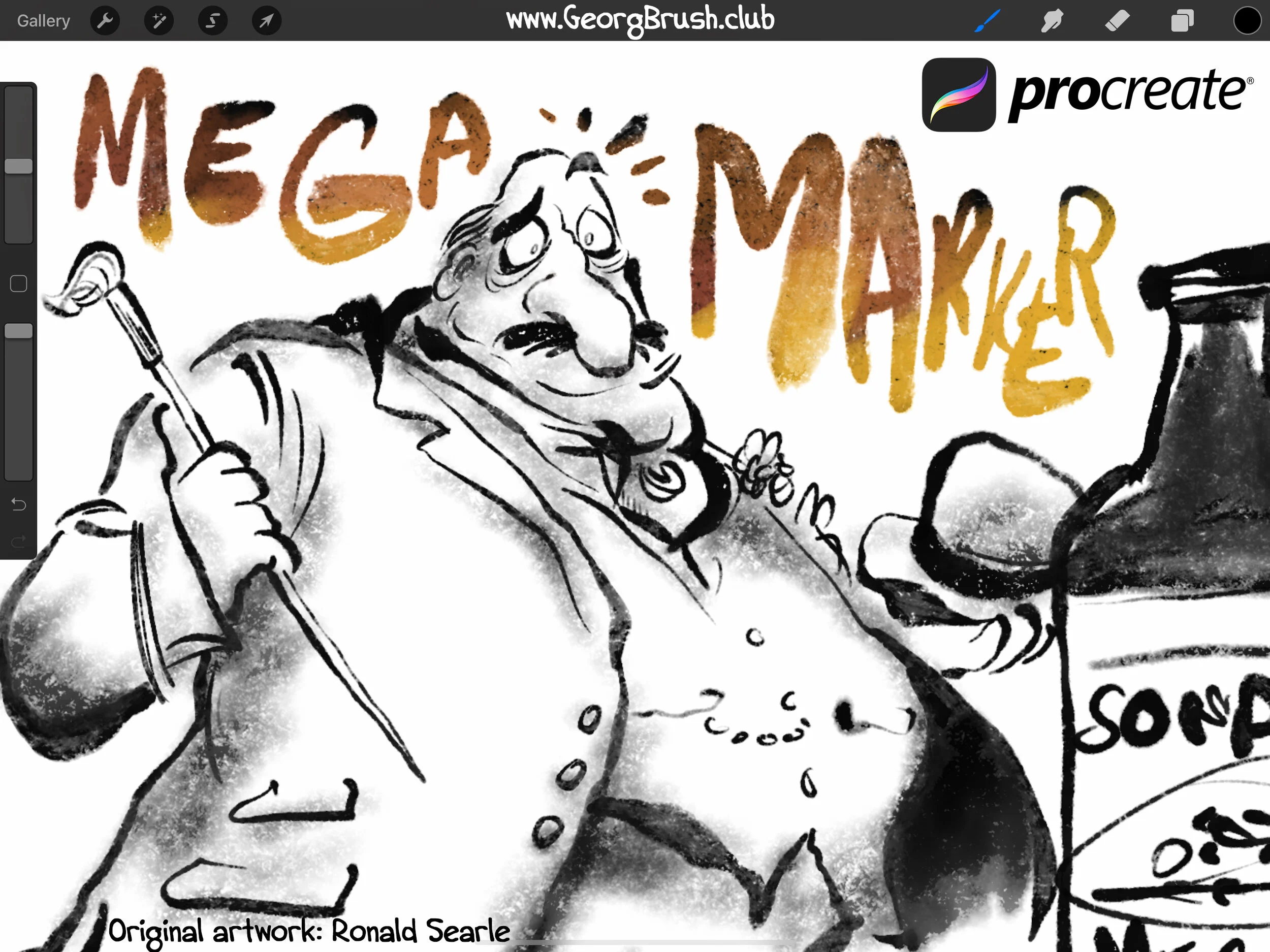 Mega Inker Mega Marker Dunce Ink Redible Brushes Free Procreate Megapack Update 32 Georgbrush Club