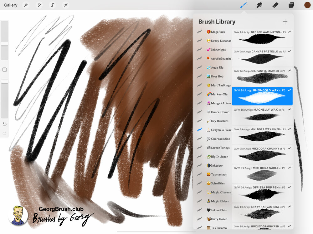 Procreate MegaPack Dual Color Brush Demo