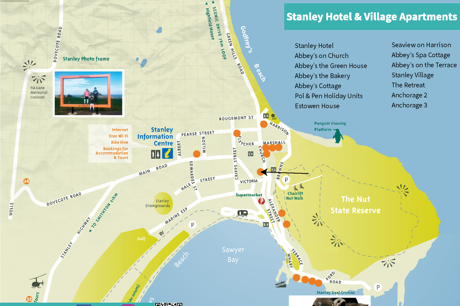 Stanley Hotel & Apartments in Stanley Tasmania