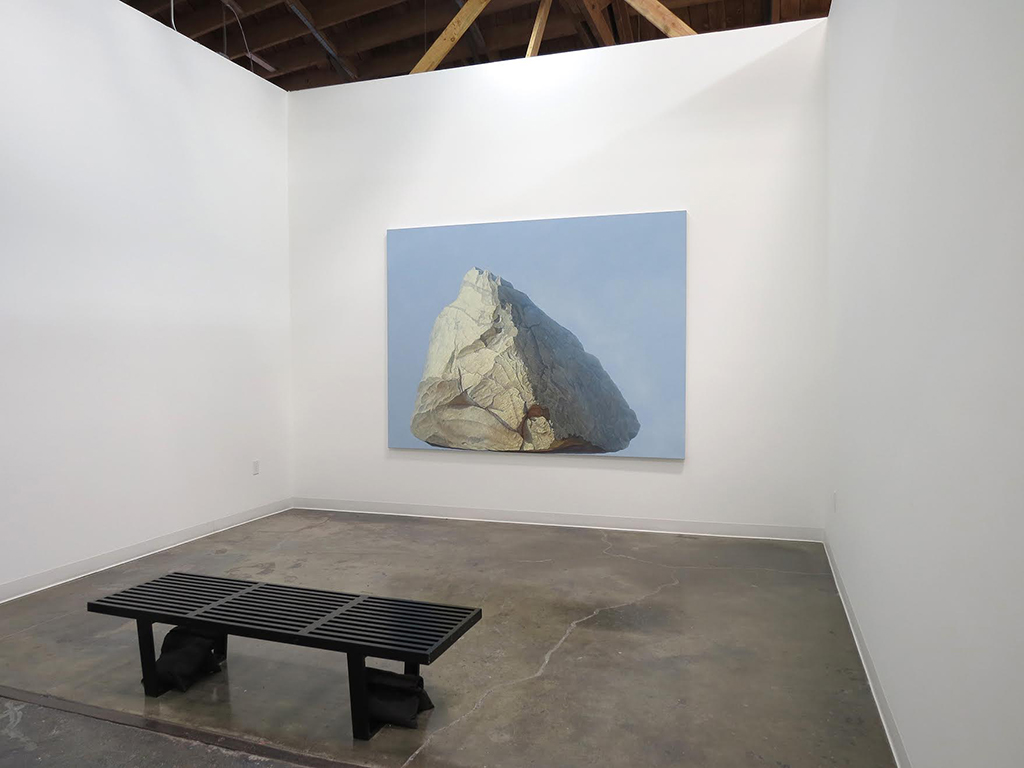 Painting of Levitated Mass, CB1 Gallery, Los Angeles