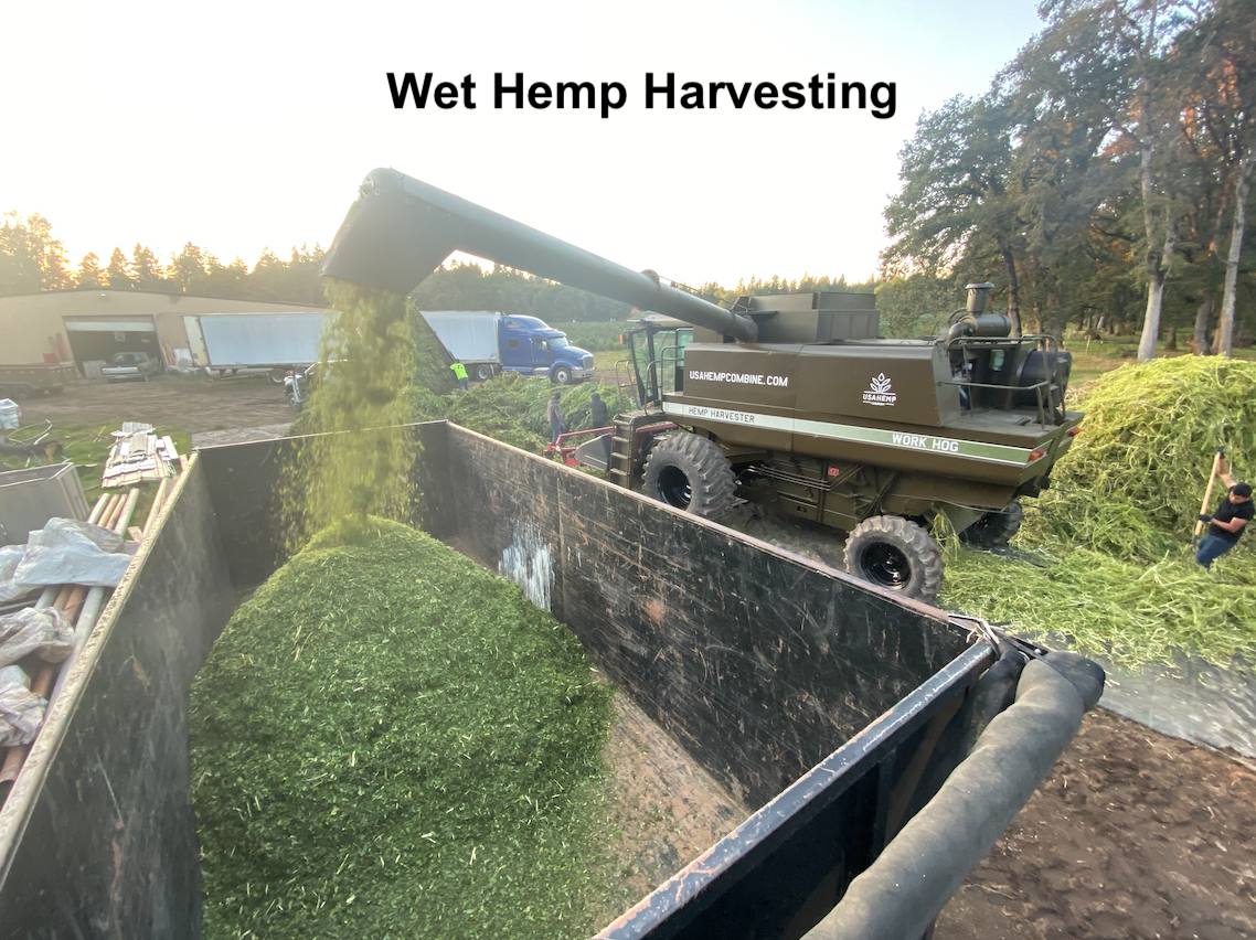 Wet Hemp Combine Conversion USA Hemp Co — USA Hemp Harvesting