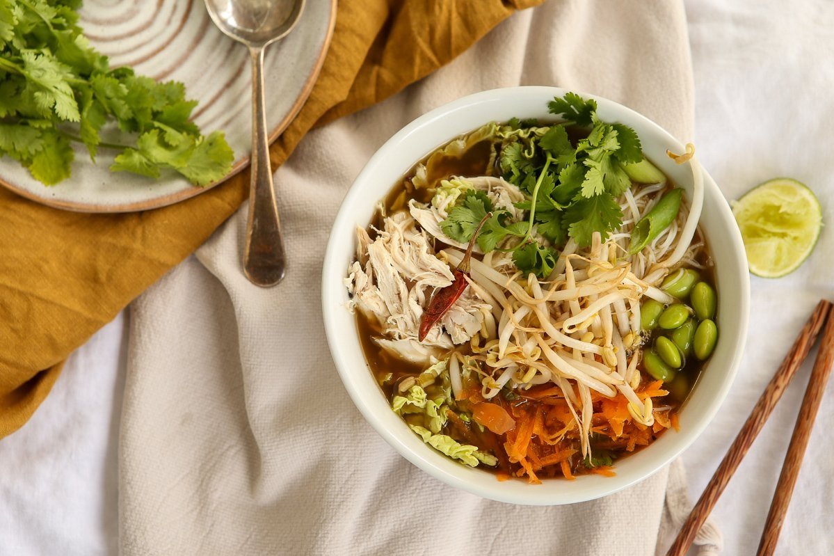RM Asian Chicken Noodle Soup — Rachelle Munro