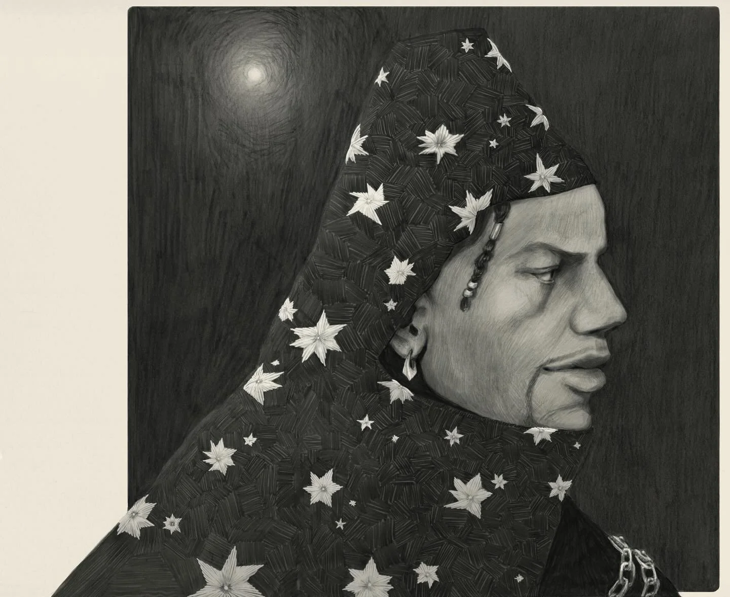 The wizard. Based on a small sketch I did about 2 years ago. Still like it very very much 🖤 Pencil on paper + some digital magic. 

#pencildrawing #illustration #thewizard
