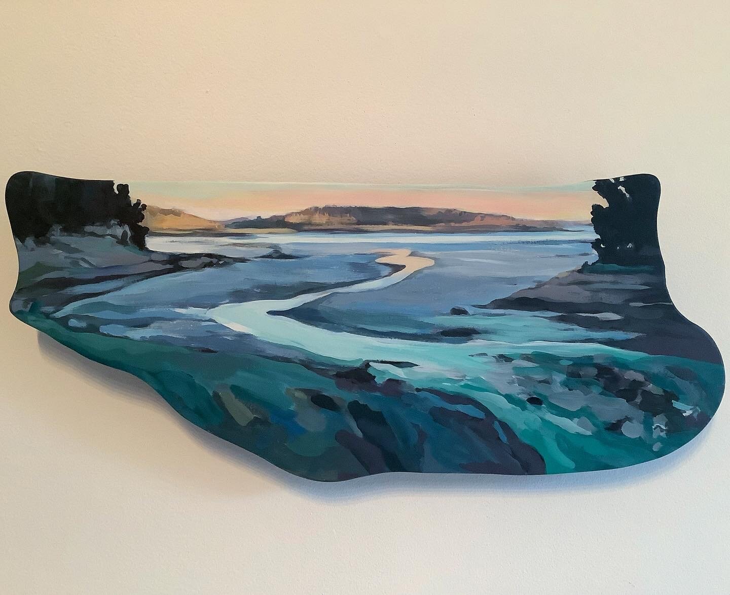 Maine- Shape of Land, Shape of Water (View of Sears Island from Long Cove Brook)