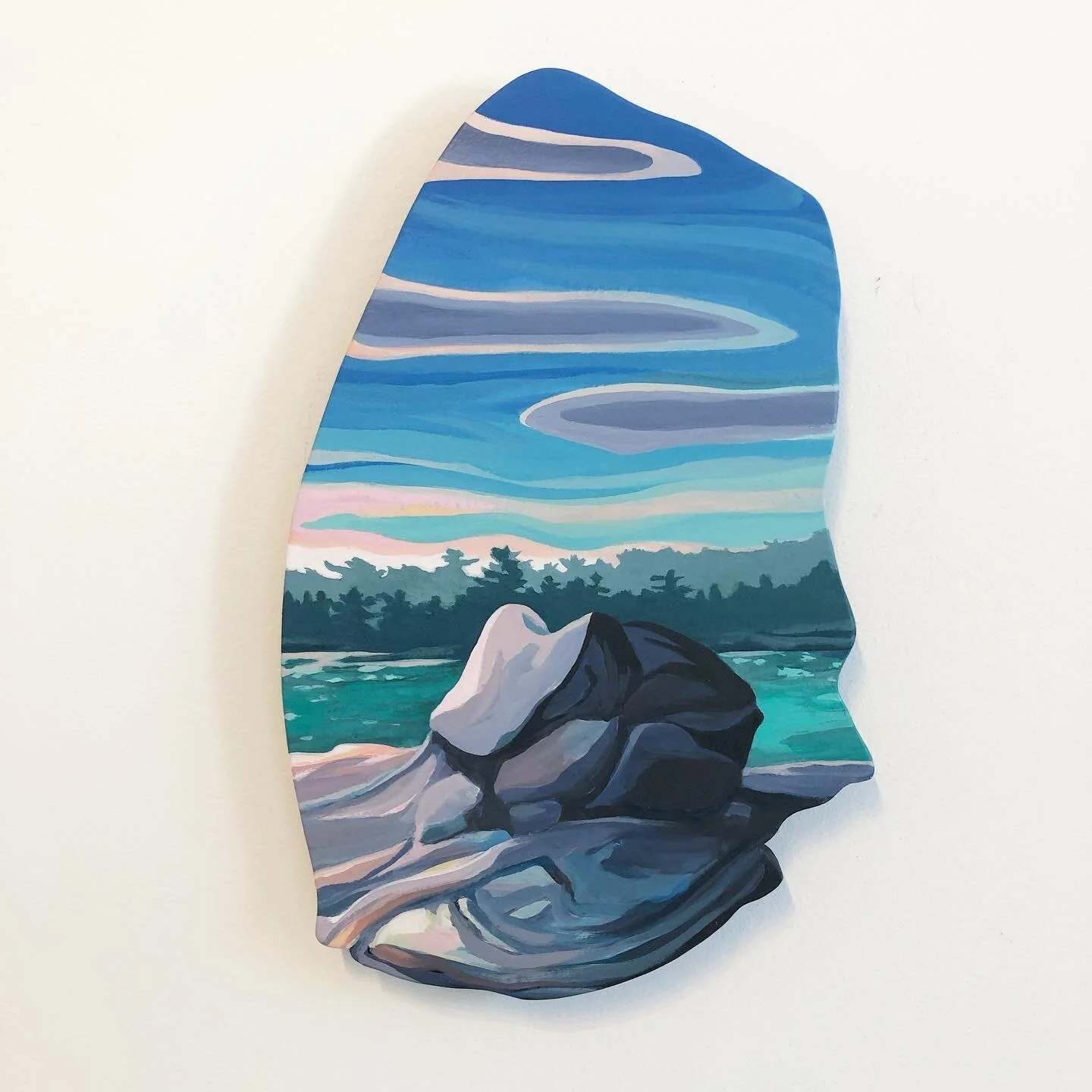 Maine- Shape of Land, Shape of Water (View From Atop Scraggy Lake)