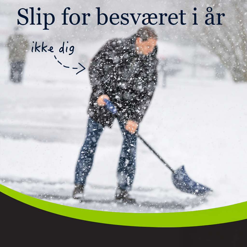 Slip for besværet i vinter - bestil vinterservice! JMV Service tilbyder snerydning, saltning, m.m.