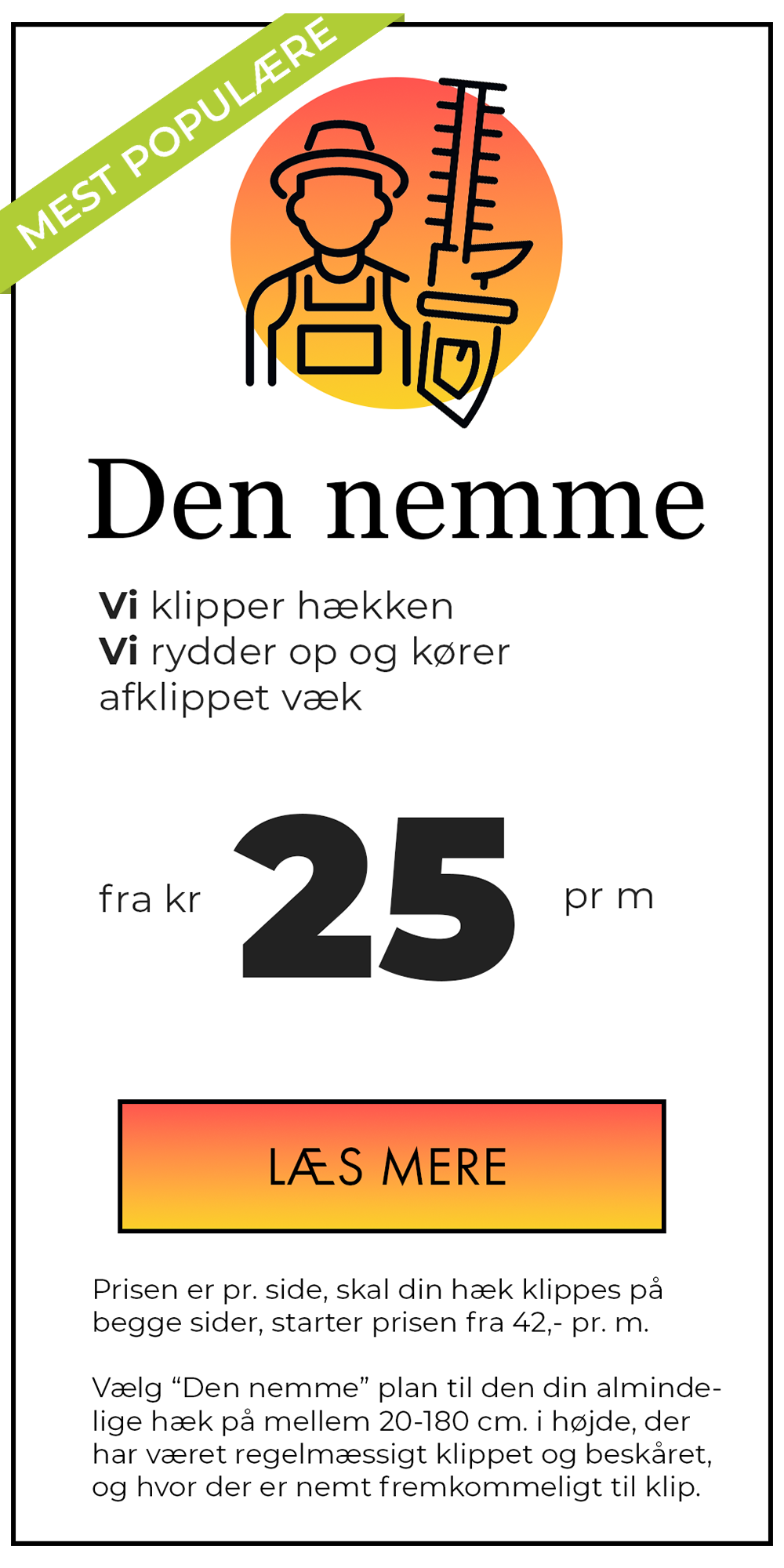 Nordsjællands billigste og bedste hækkeklipnings service finder du hos JMV Haveservice.