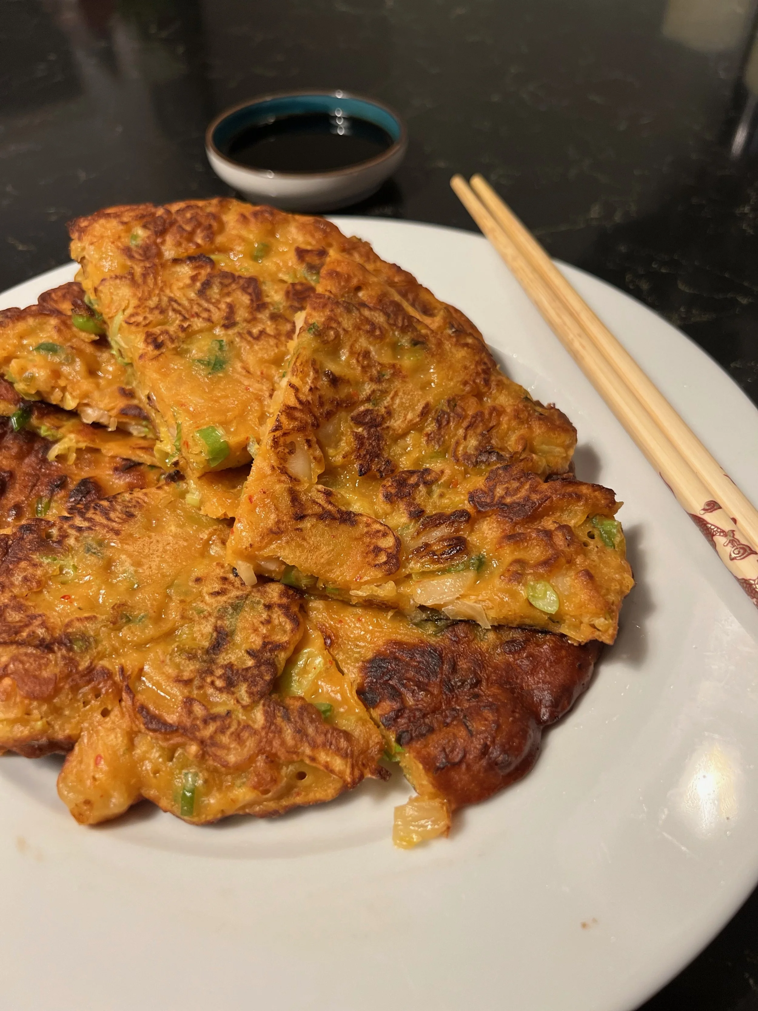 Korea: Kimchi Pancakes