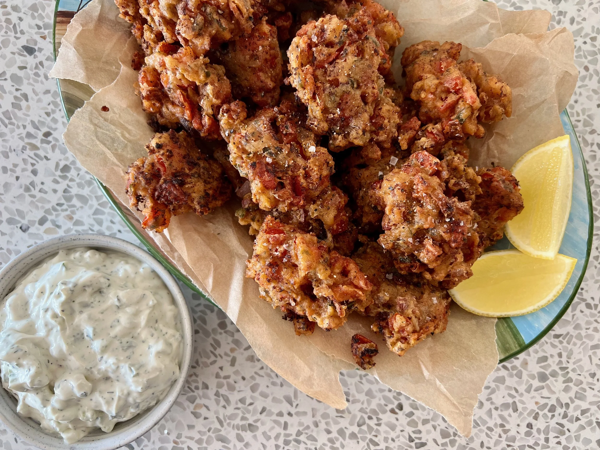 Santorini: Tomatokeftedes (Tomato Fritters)