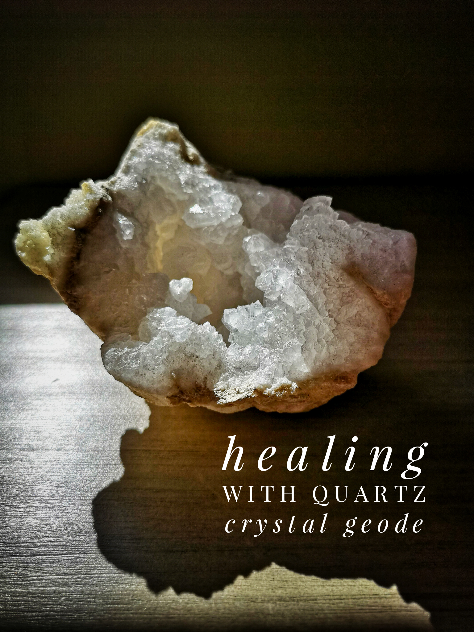 Healing with a Crystal Geode