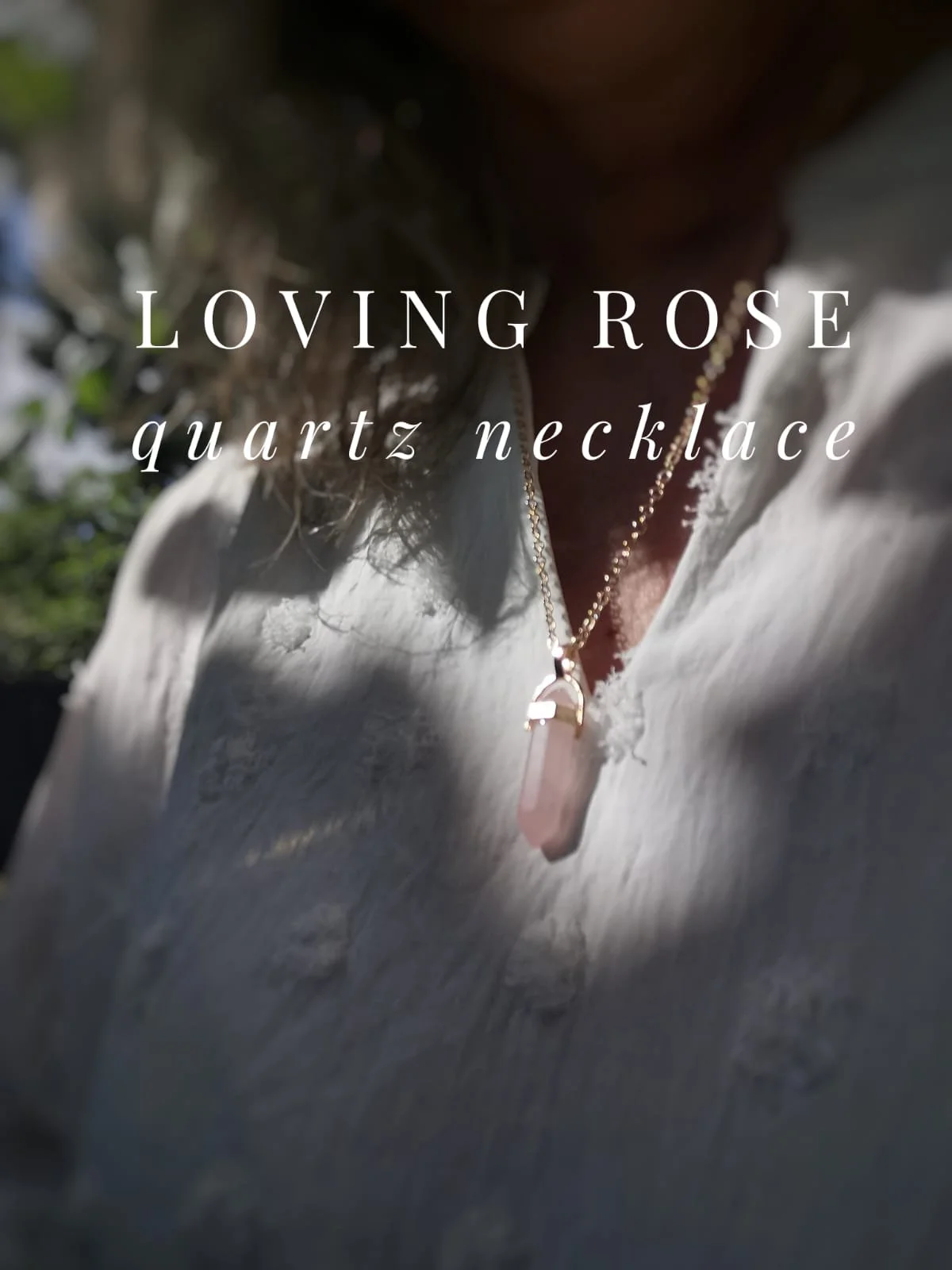 Rose Quartz Pendant/ Necklace (new stock coming Winter 2023)