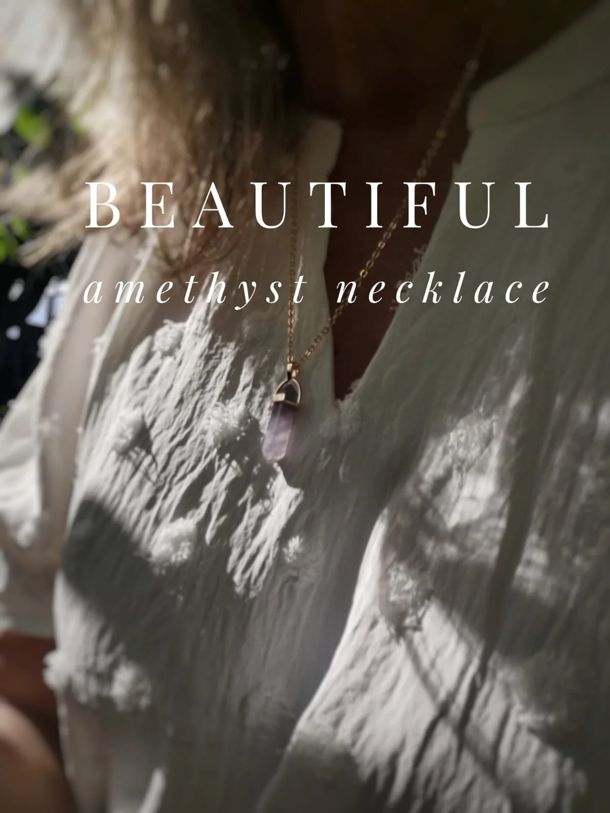 Amethyst Pendant /Necklace ( new stock coming Winter 2023)