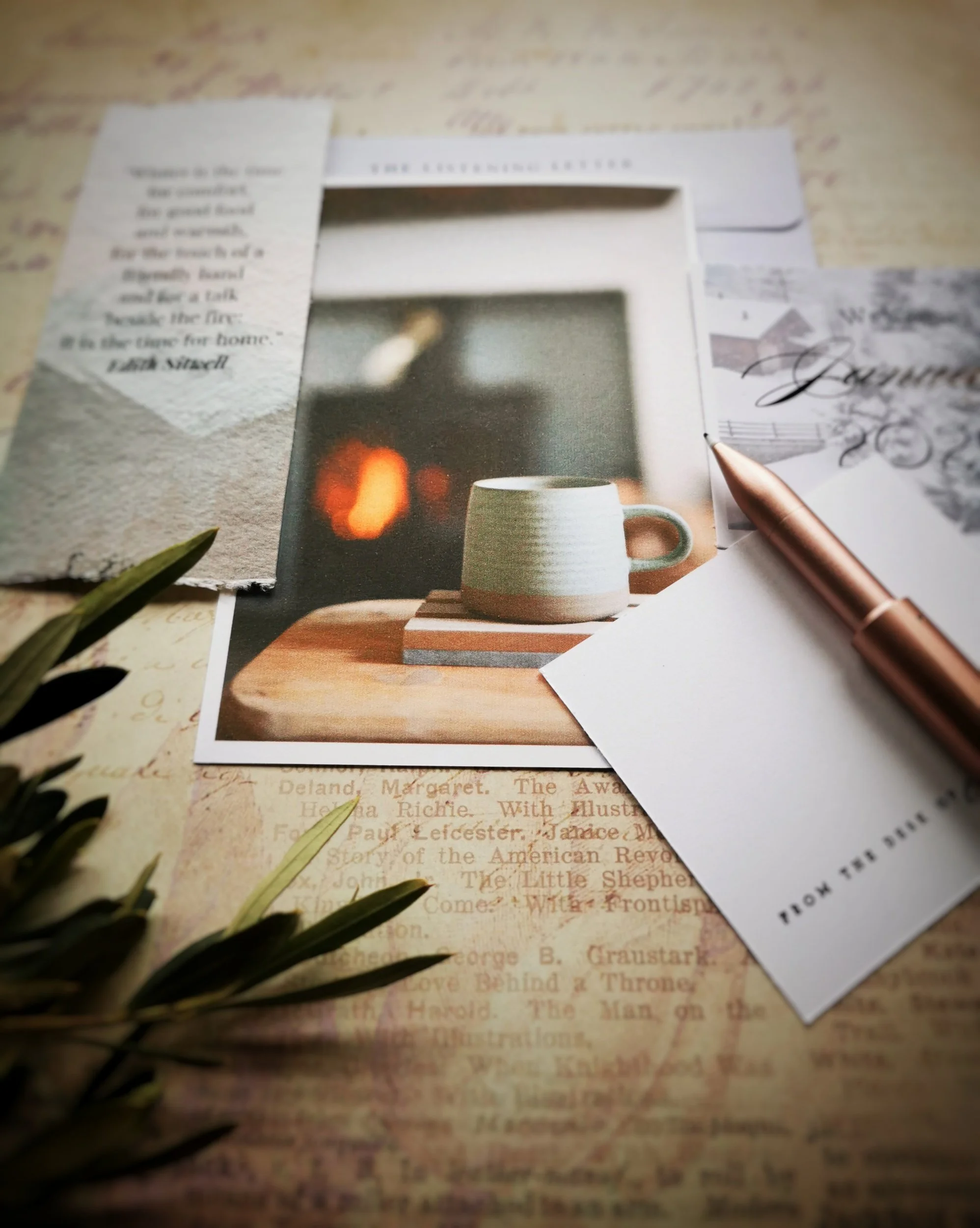 A Seasonal Listening Note.                                                         a quiet pause, delivered by post.