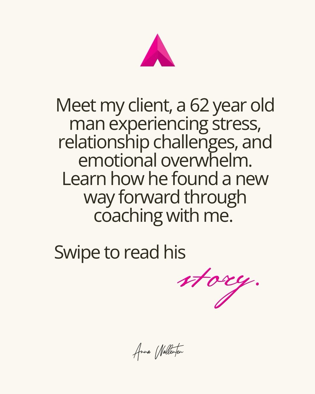 At 62 years old, this client made a decision most people never make:

To stop hiding behind logic, and finally transform the way he lived, felt, and showed up in his relationships.

When he came to me, he was overwhelmed by stress, family relationshi