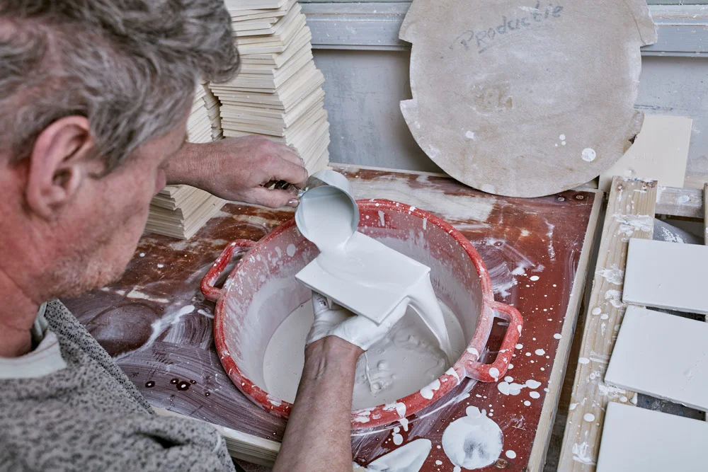 Our process tile making process — Botanicals by Glithero