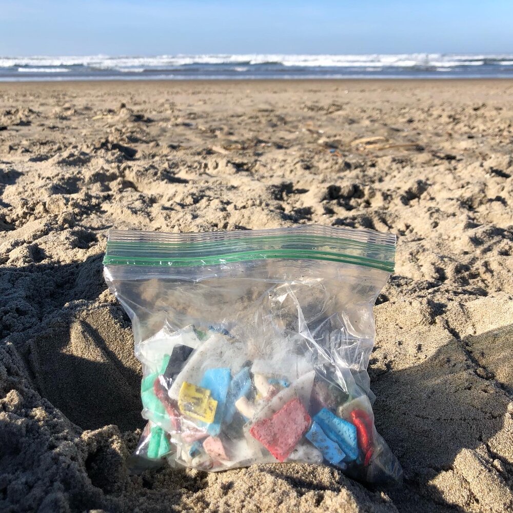  A plastic bag of plastic, Cannon Beach, 2021 