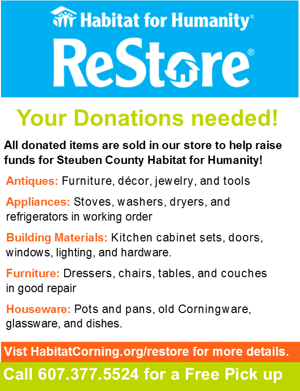 Donate Restore — Steuben County Habitat for Humanity