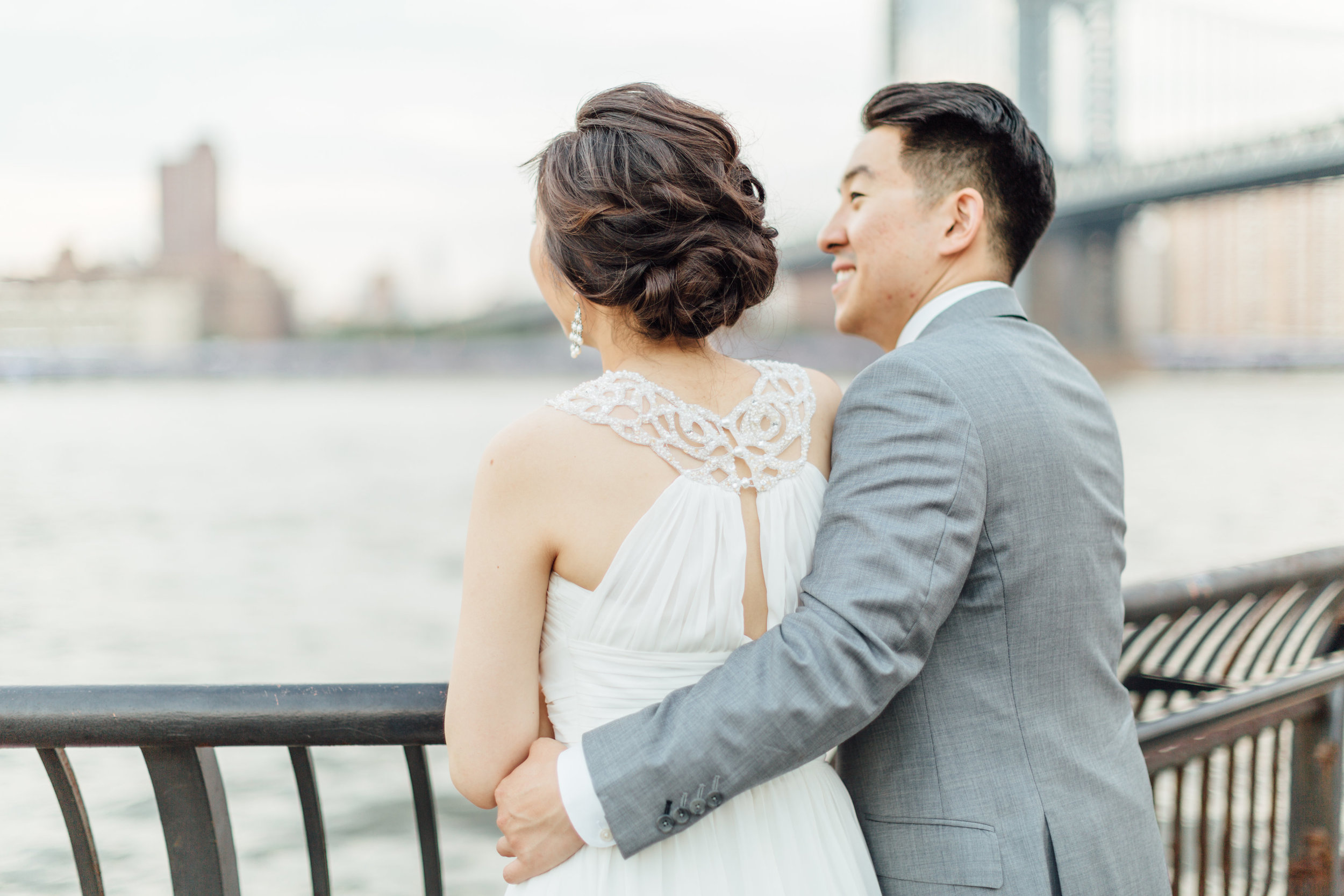 bridal updo for asian bride