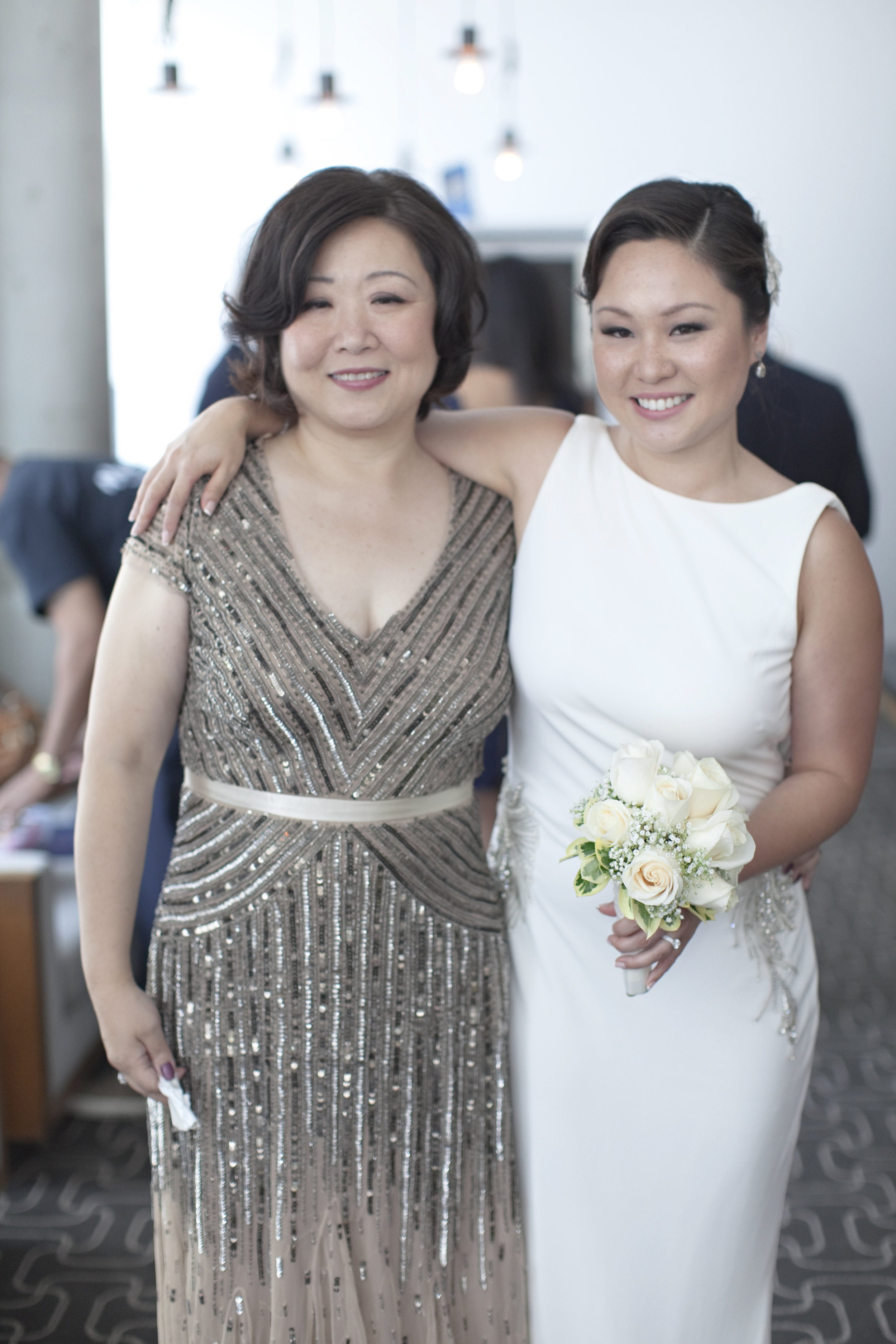 Chinese mom and bride