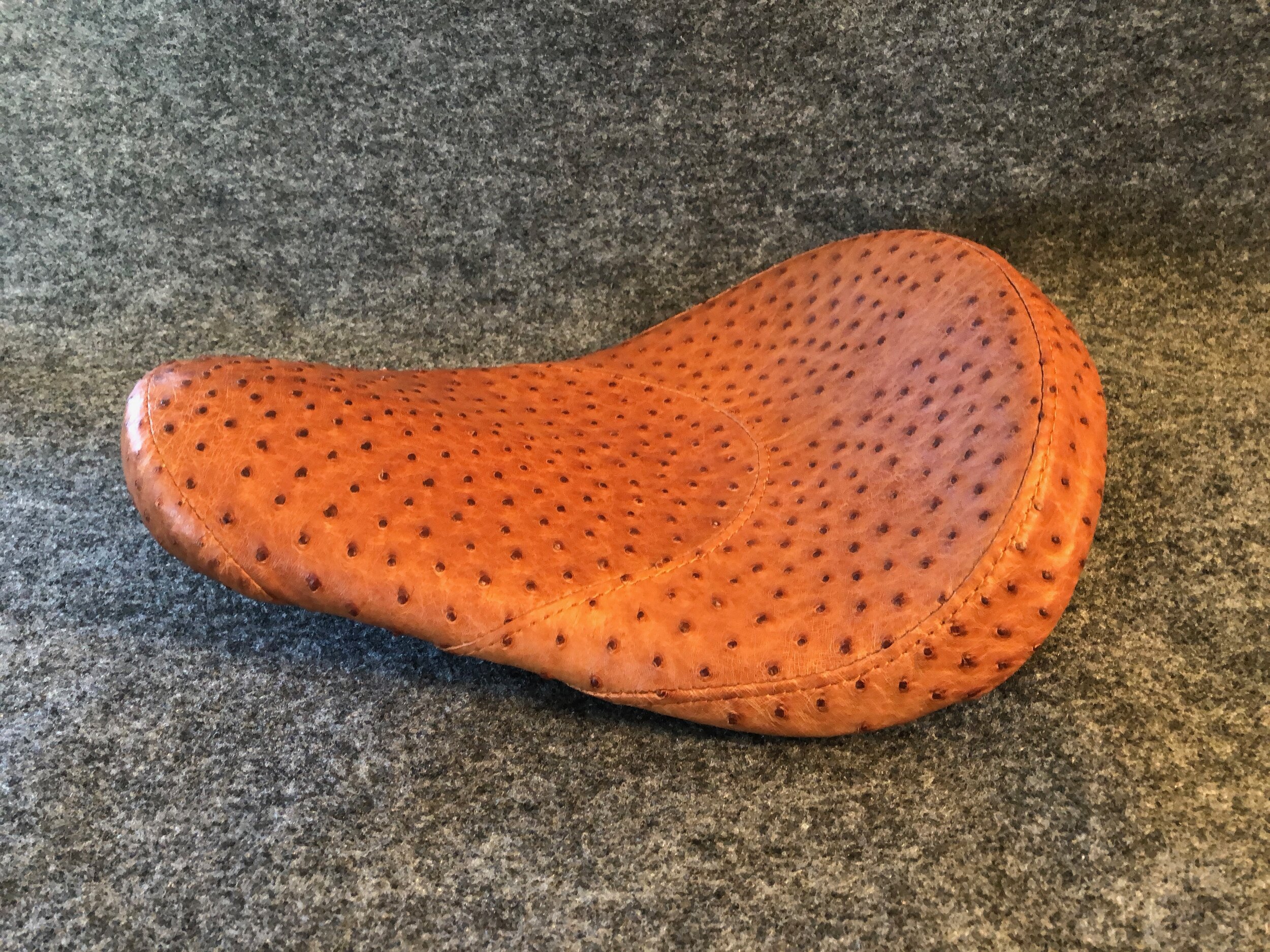 CKT Custom Trim - Custom motorcycle seat featuring