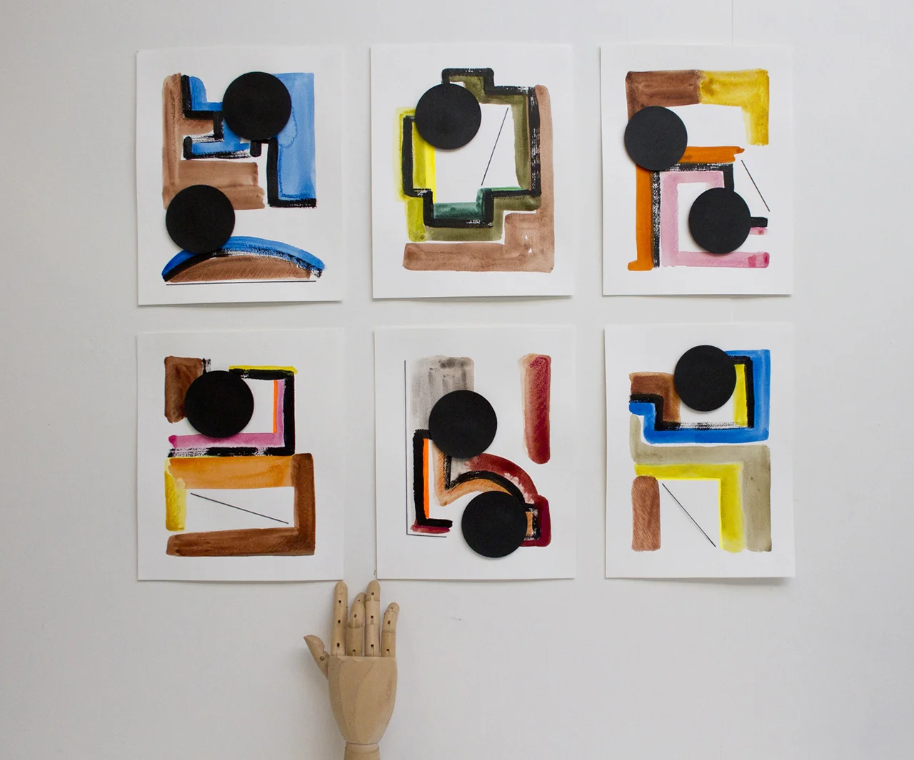 Small collage paintings_1_1 by ©Maria Hatling_2018.jpg