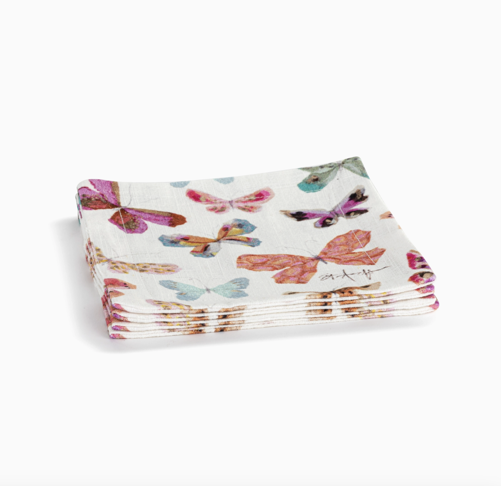 BUTTERFLY COCKTAIL NAPKINS - SCATTERED