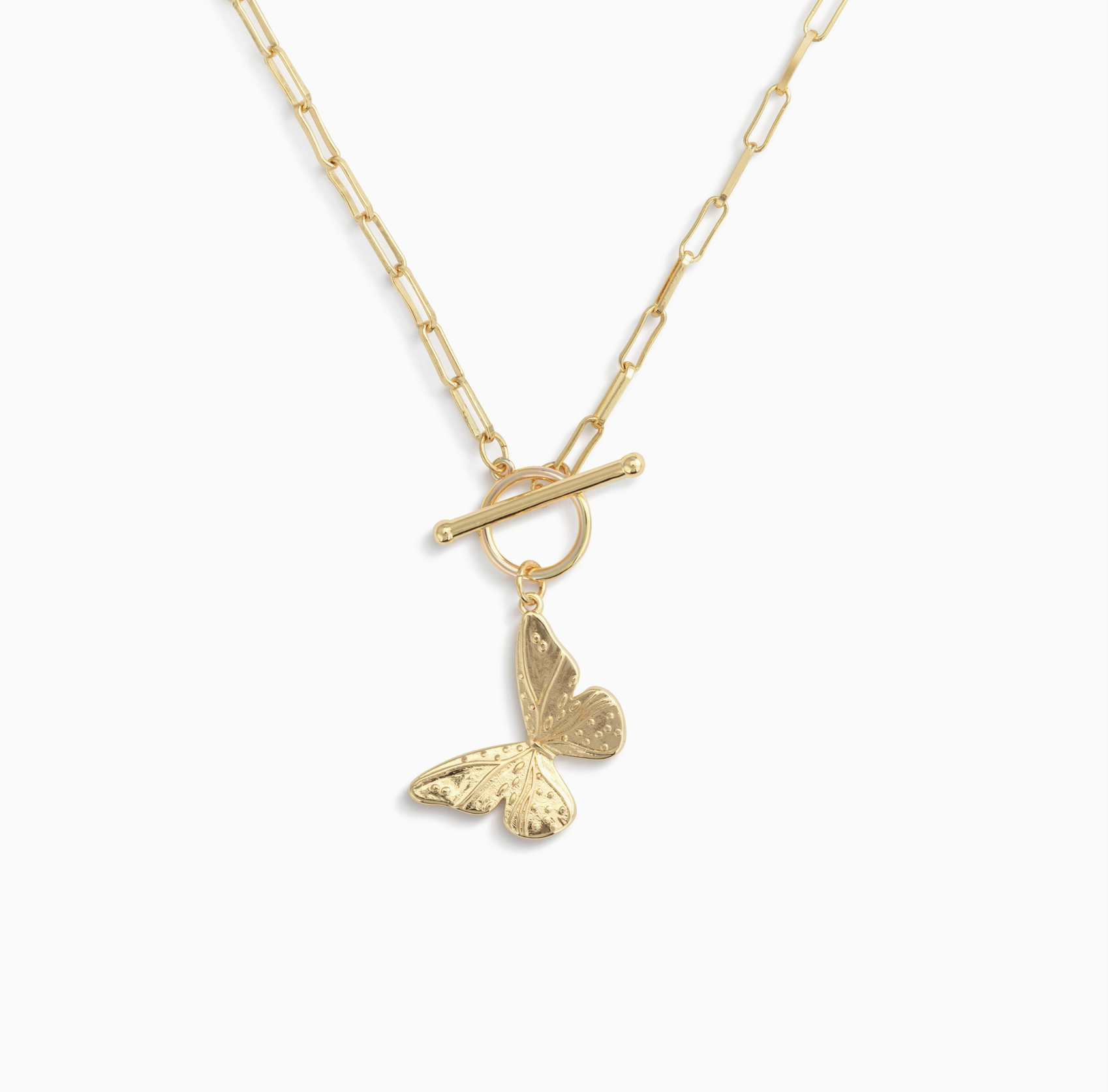 BUTTERFLY TOGGLE NECKLACE