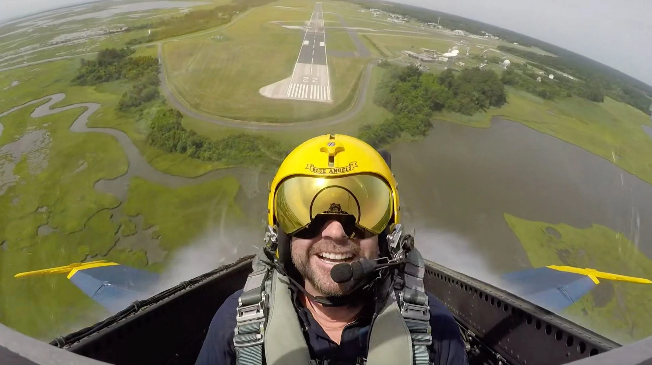 "I feel the need...The need for speed!" DVB and Blue Angels team up.