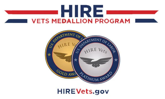 DELMARVA VETERAN BUILDERS RECEIVES HIRE VETS GOLD MEDALLION AWARD 