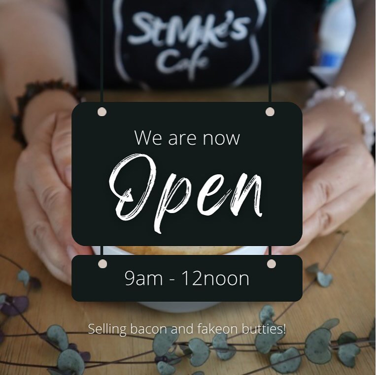 St Mike&rsquo;s Cafe is open this morning until 12 noon - pop in and try out all new vegan bacon butties!
#churchcafe #church #churchofengland #dioceseofsouthwark #southfields #wandsworth #sw18