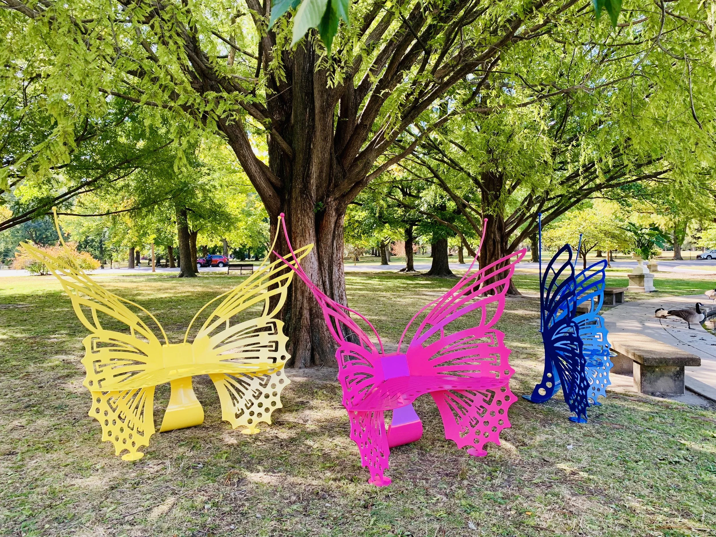 Butterfly Benches
