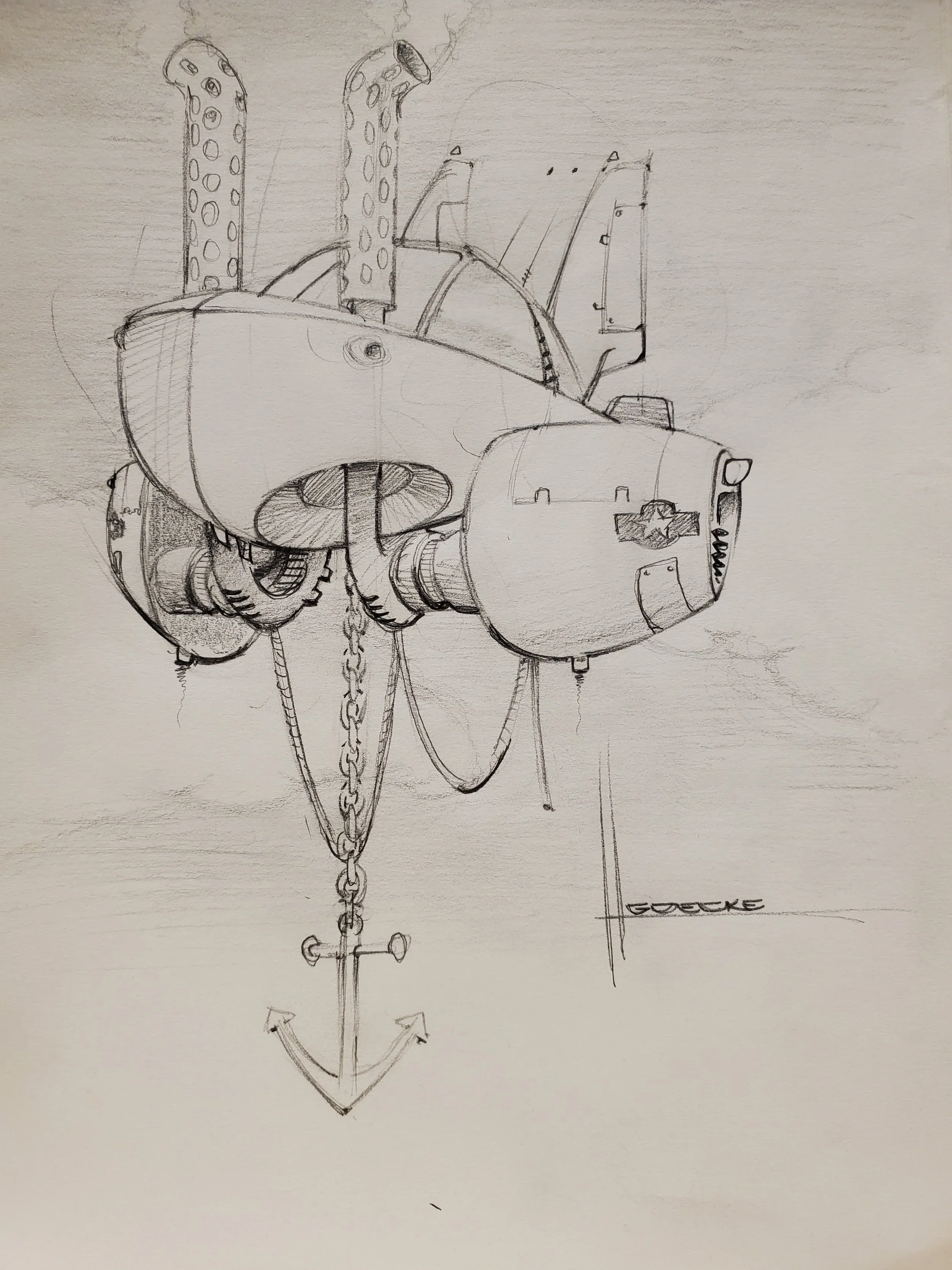 Traditional Sketching Example