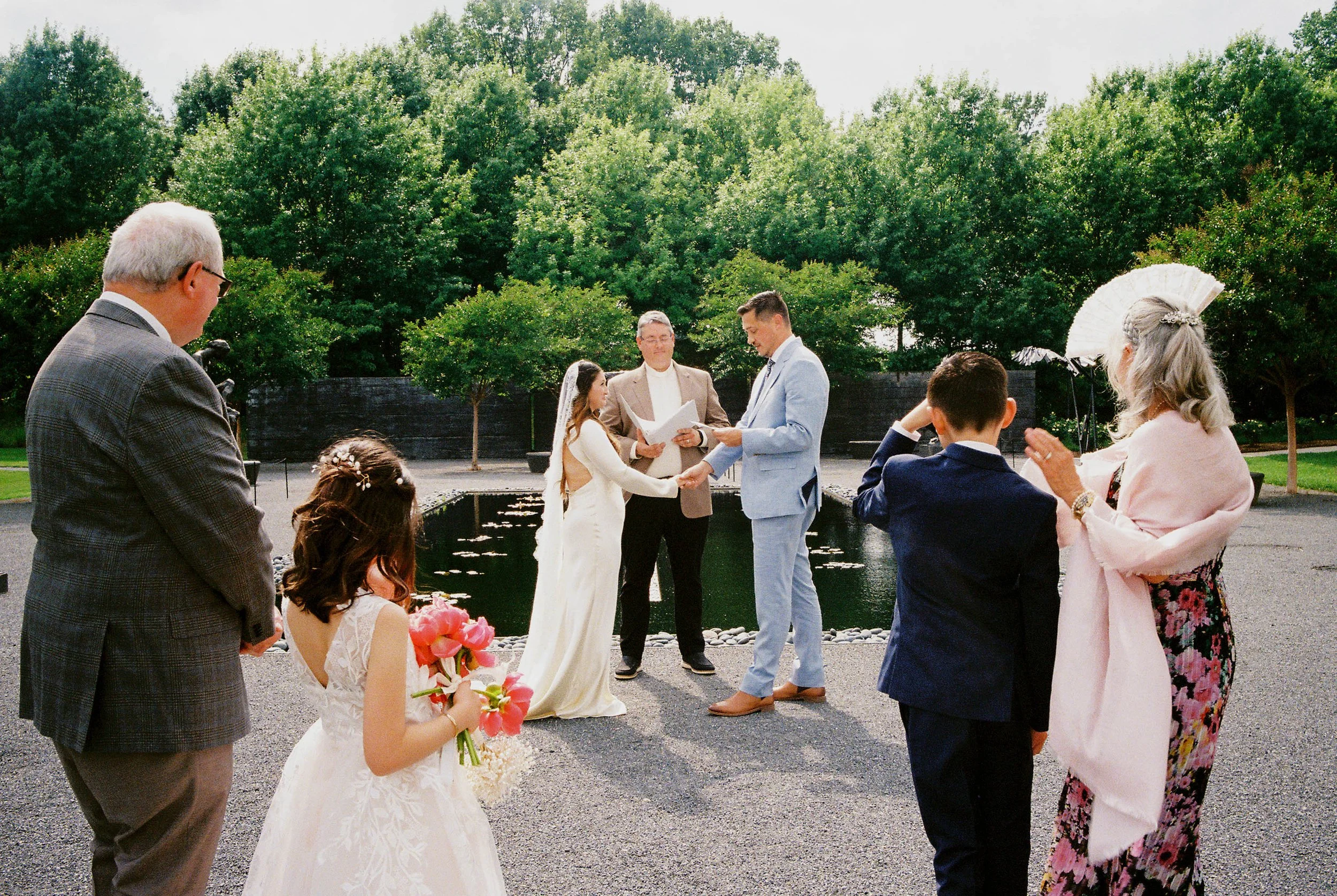 Intimate Elopement at the North Carolina Museum of Art