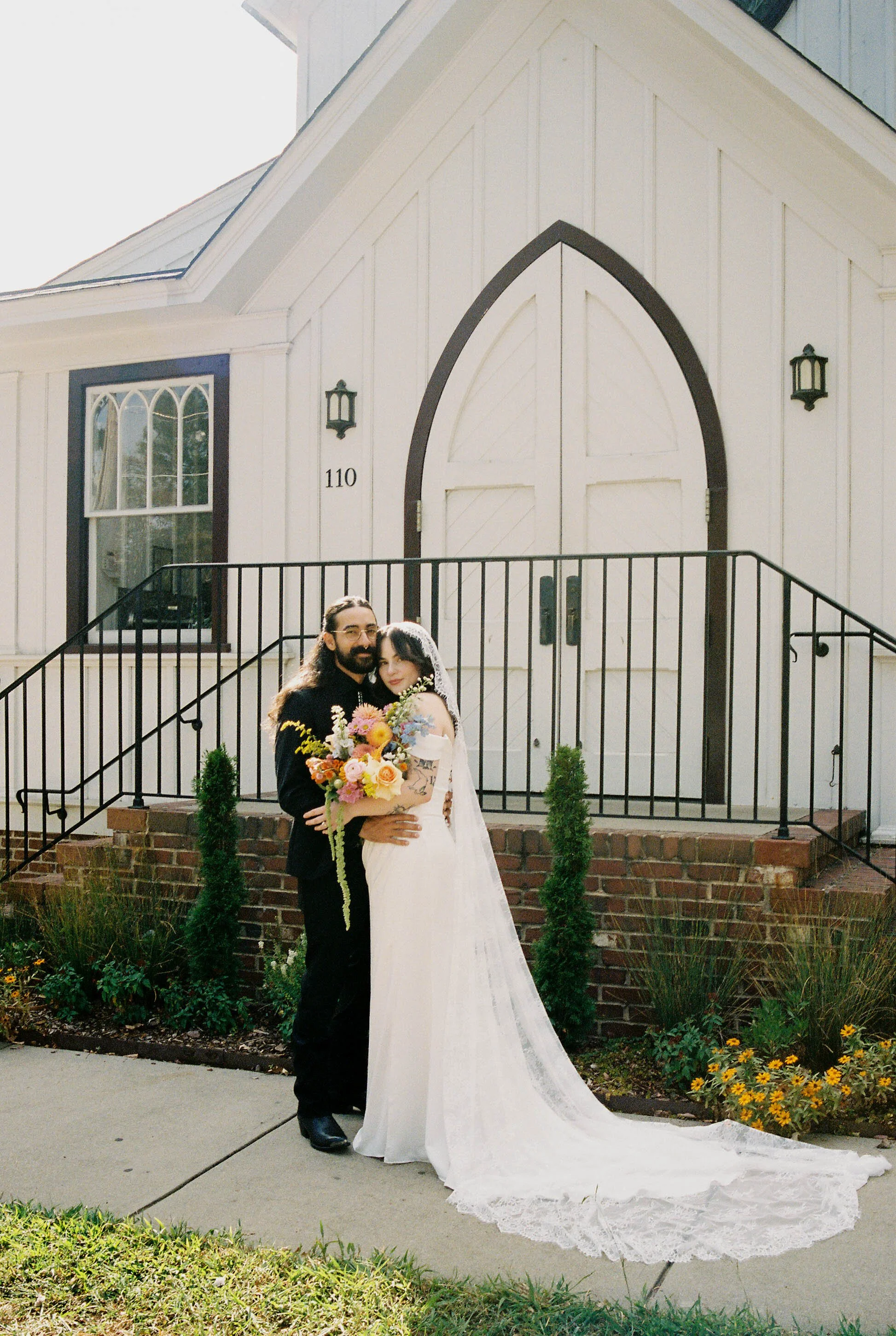 film wedding photo Raleigh nc