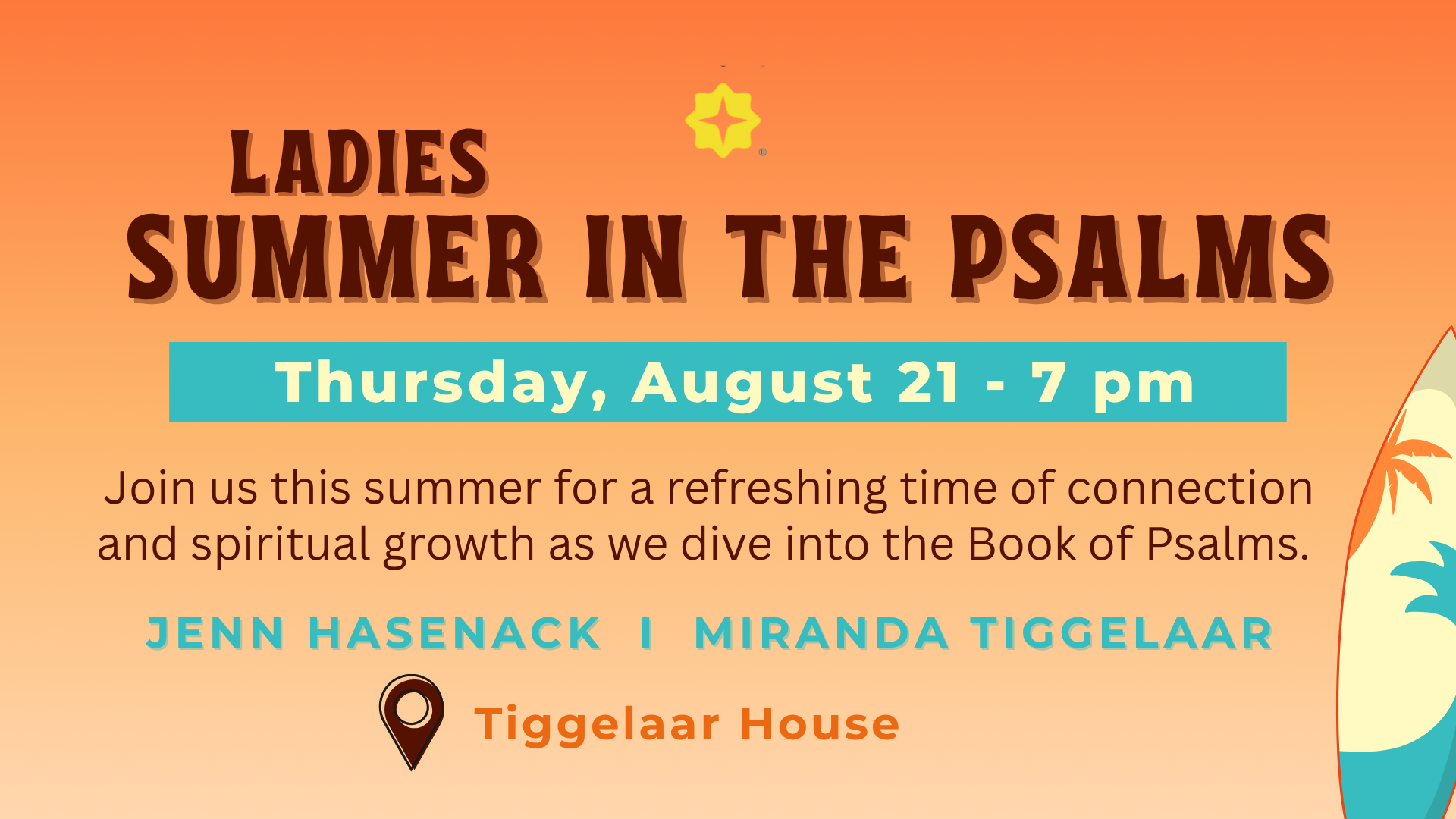 Ladies Summer in the Psalms