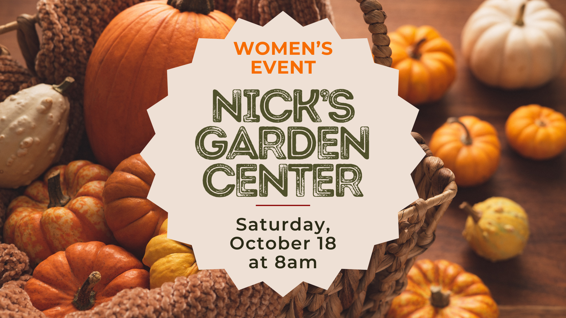 Women's Outing to Nick's Garden Center
