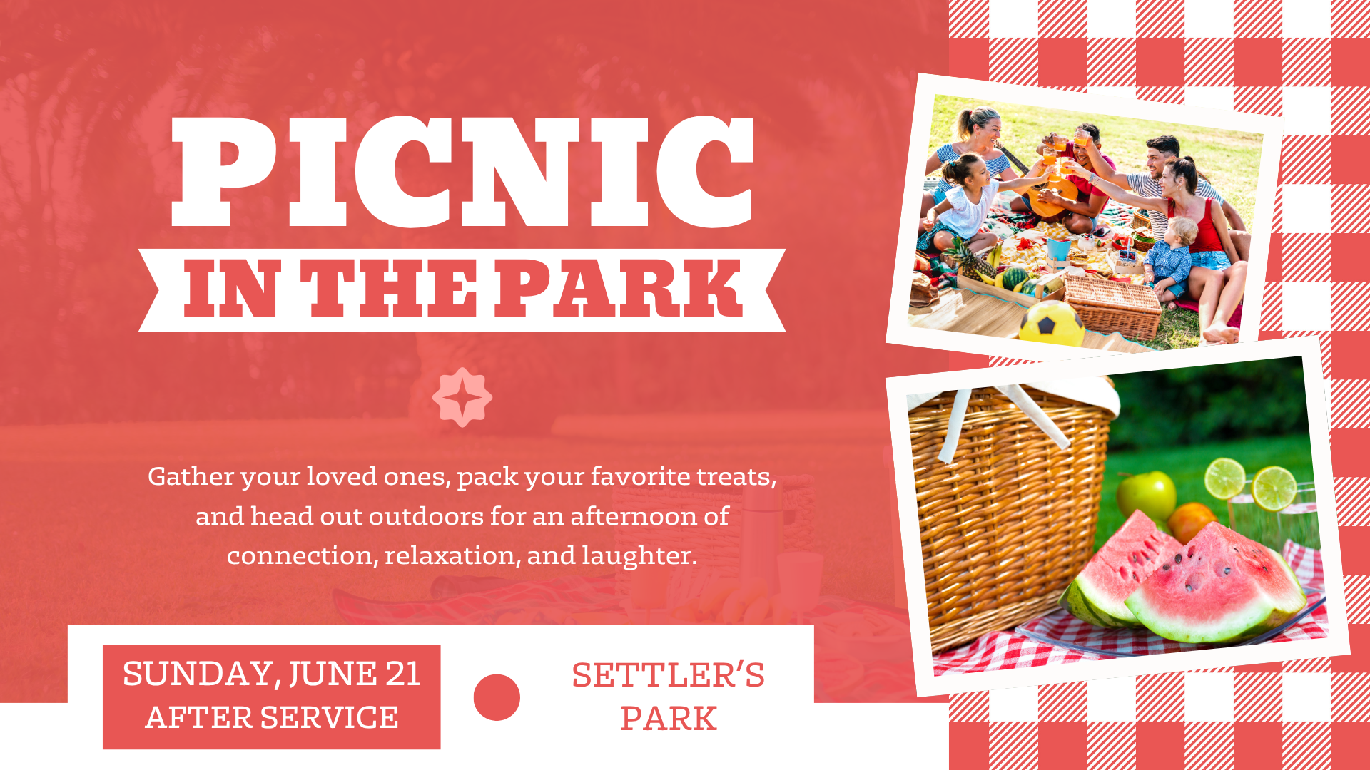 Picnic in the Park: Settler's Park