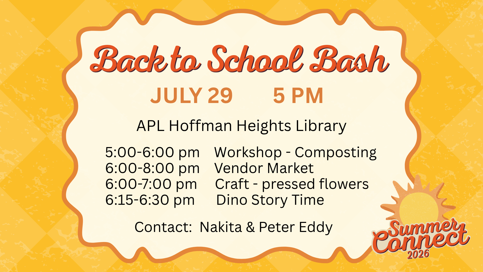 Back to School Bash
