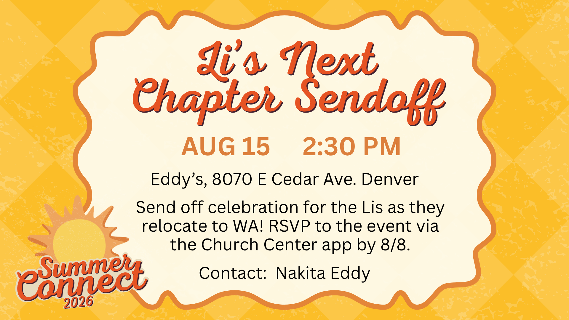 Li's Next Chapter Sendoff