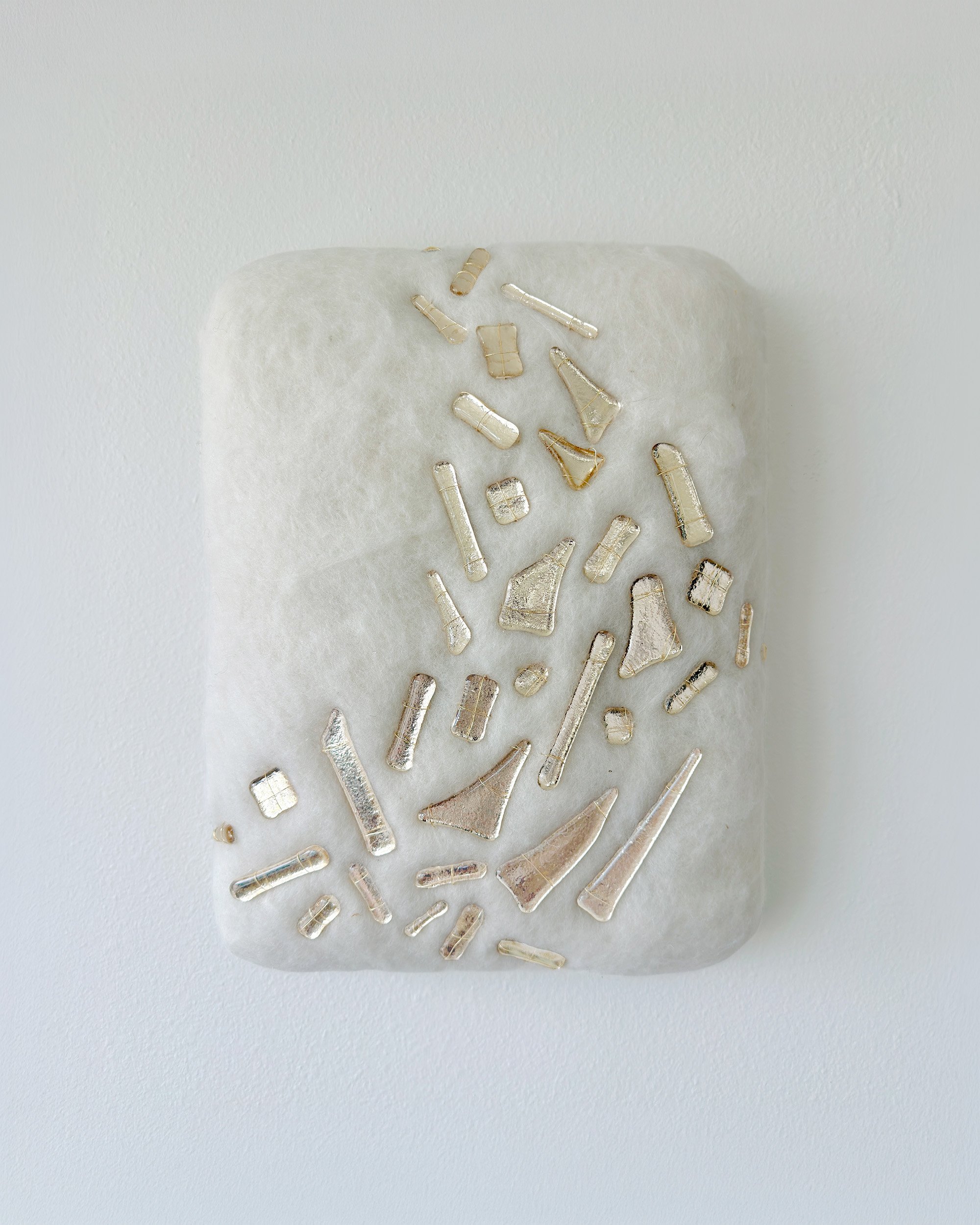 11 Harmony
2026
Wool, glass, metal wire, polyfill
18 x 14 x 4 in. 