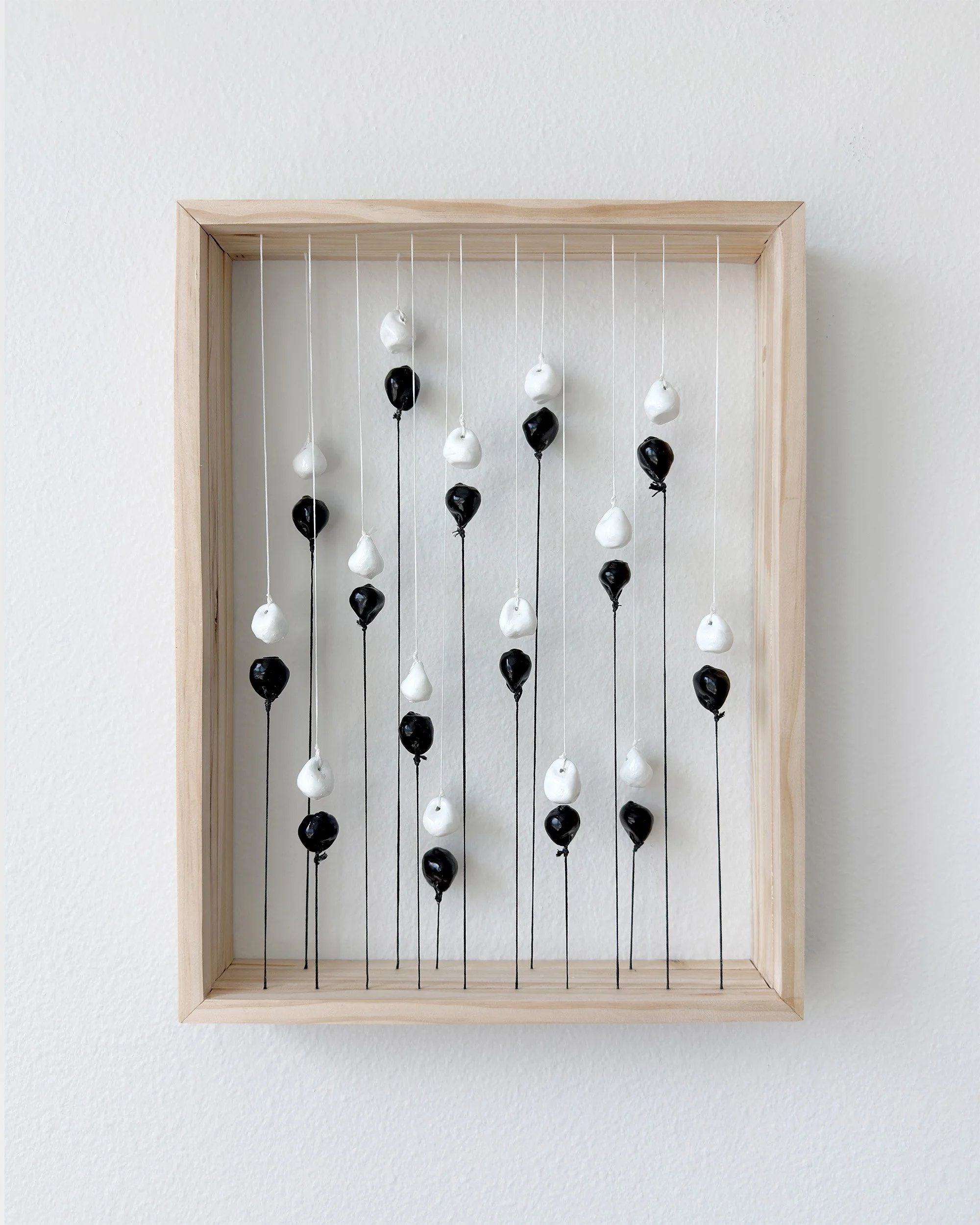 38 Opposition 
2026
Wood, epoxy clay, magnets, waxed thread, lacquer
16 x 12 x 2 in.