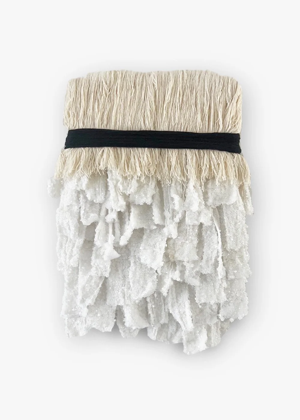 54 Marrying Maiden
2024
Grown crystals, fabric remnants, linen, cotton
21 x 15 x 4 in.