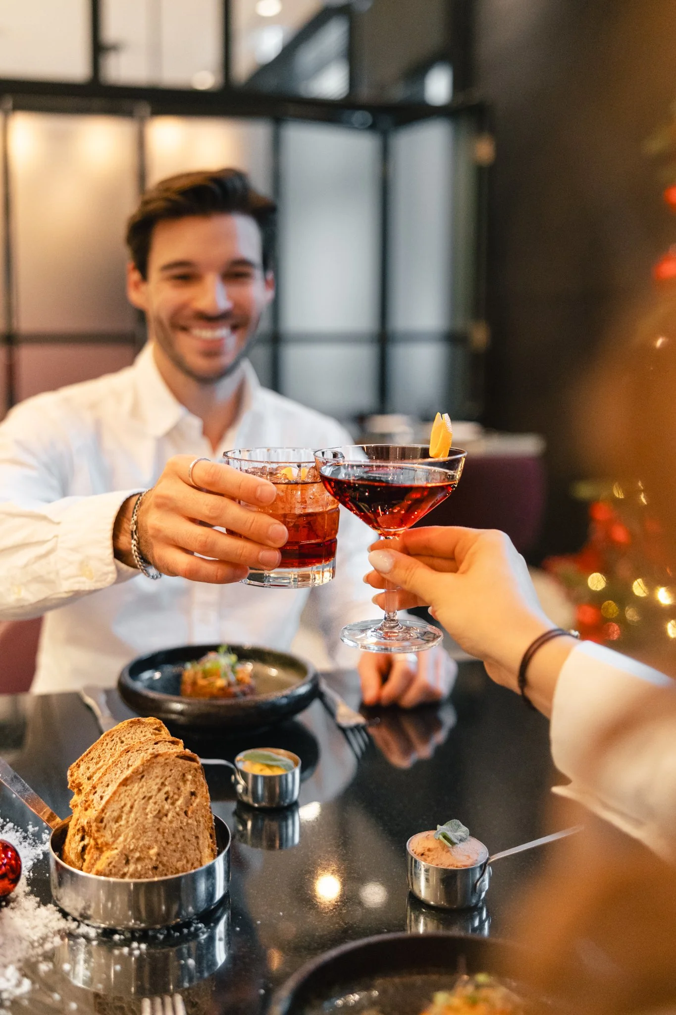 The Lonely Broccoli Christmas Dinner Cheers.jpg