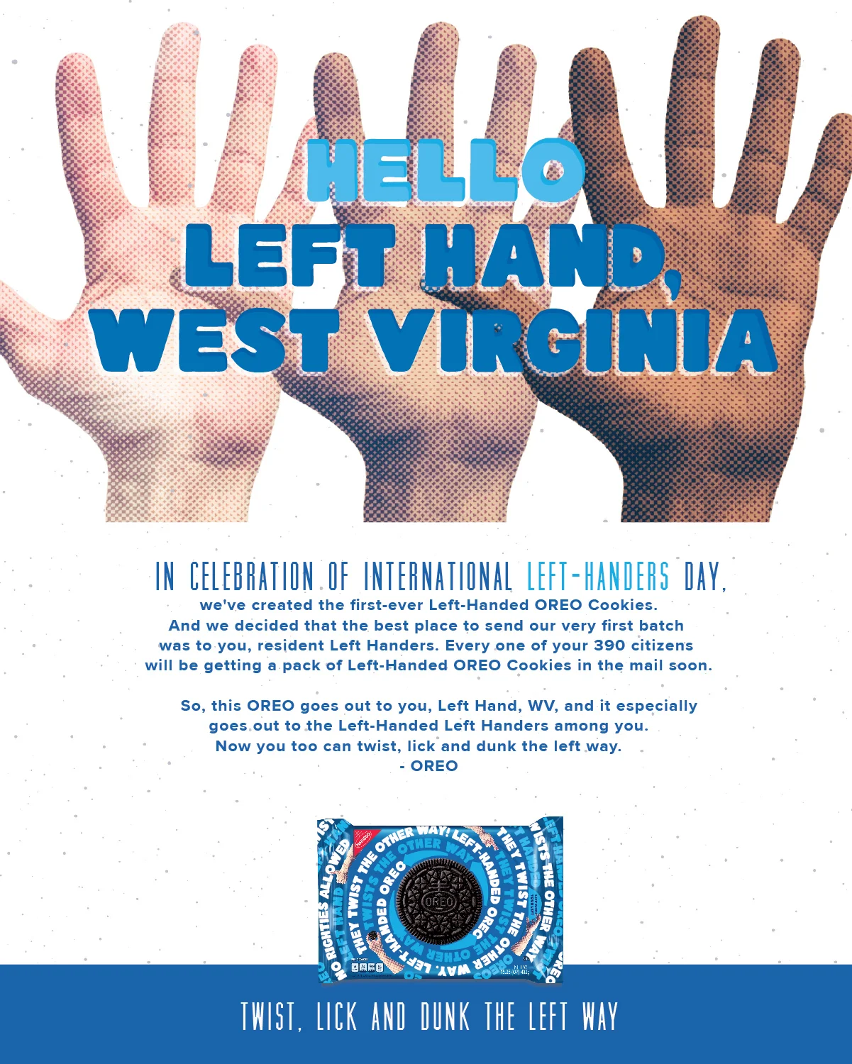 Oh, and we also sent our first batch to Left Hand, West Virginia residents. You're welcome Left Hand, WV.