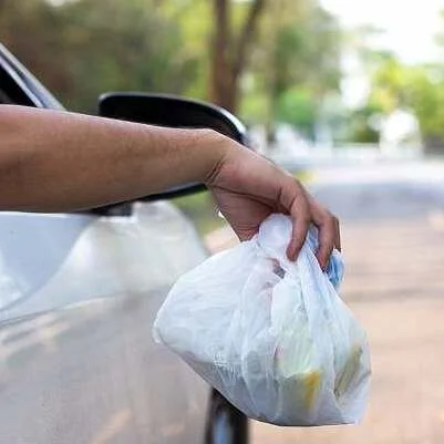 Is "Take your litter home" an oxymoron?