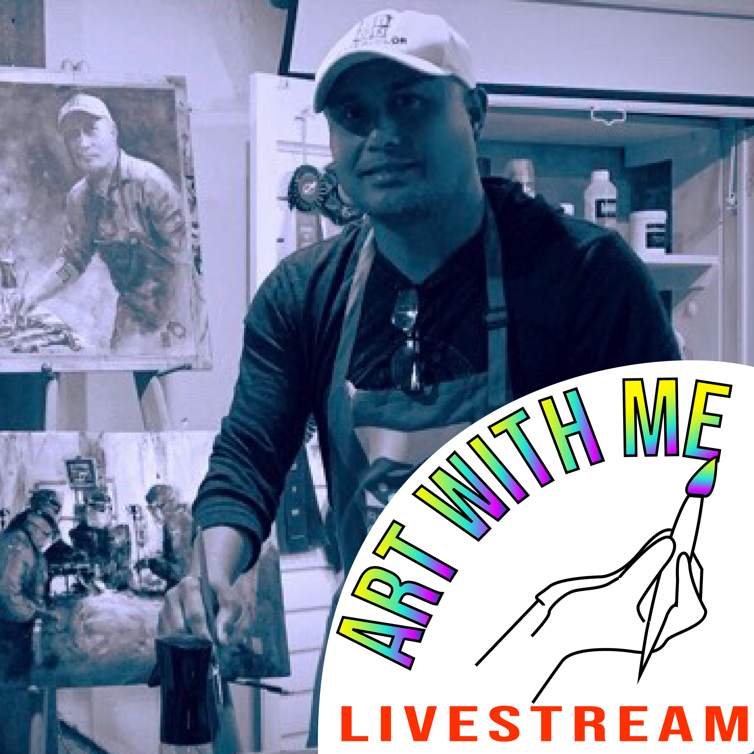 Art with Me LIVESTREAM: Part 2, How to Paint Dramatic Darks with Richie Vios 