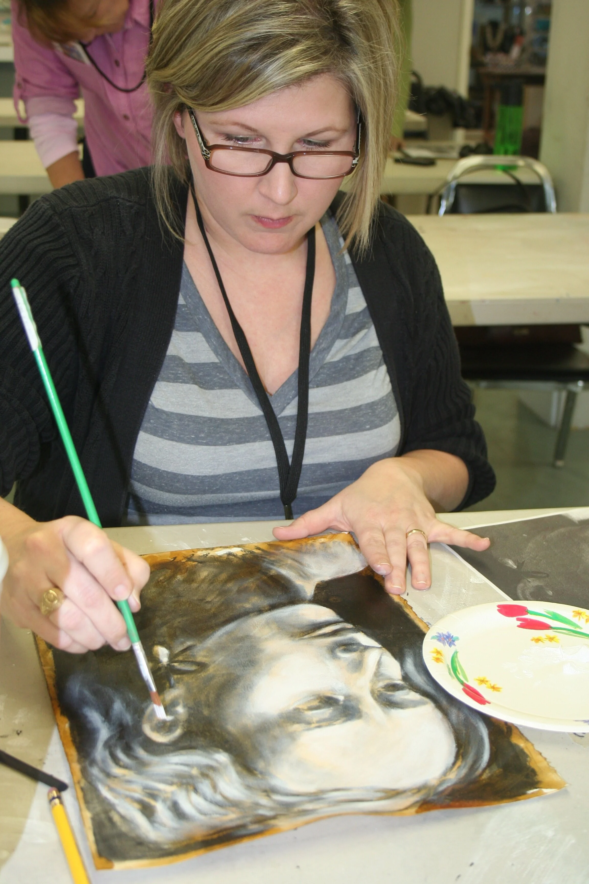 Portrait Painting :: With Elena Rodriguez 
